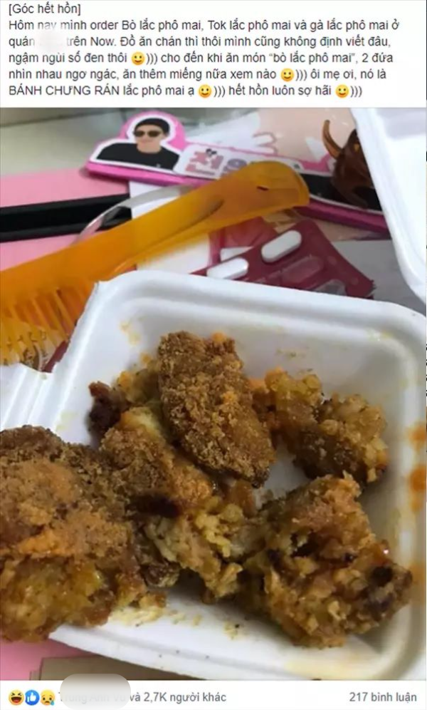 Cô gái order đồ ăn về phát hiện vật thể lạ như giấy vệ sinh