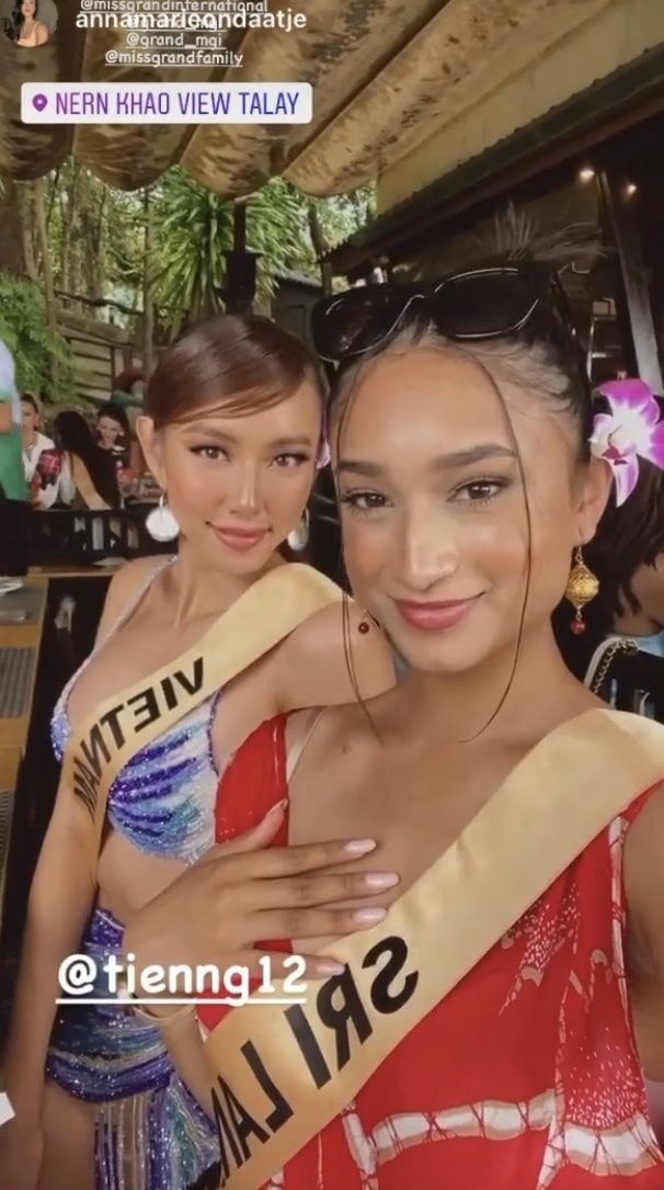 Thùy Tiên liên tục mặc gợi cảm tại Miss Grand 2021