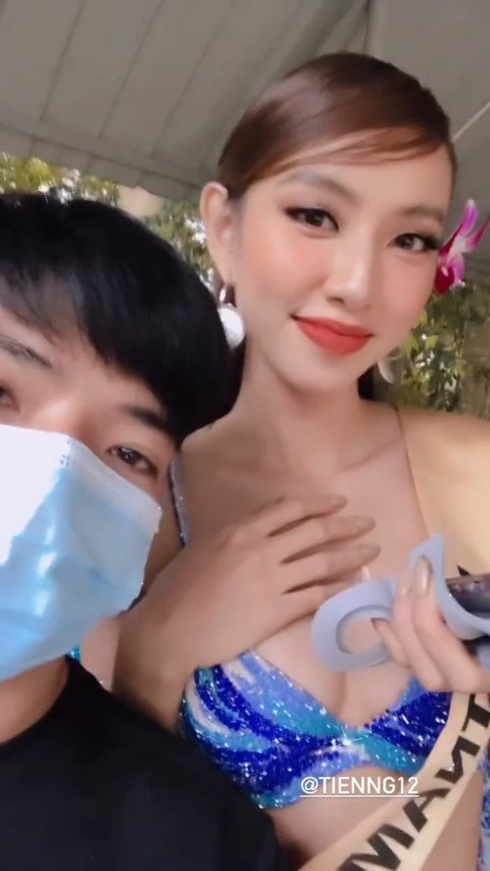 Thùy Tiên liên tục mặc gợi cảm tại Miss Grand 2021