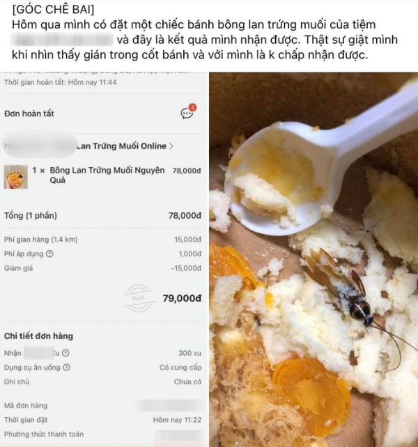 Cô gái order đồ ăn về phát hiện vật thể lạ như giấy vệ sinh