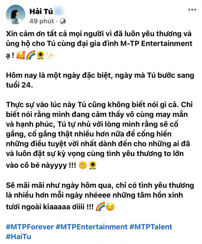 Ảnh hot sao Việt 12/11: Hải Tú lấy lại visual Tôi đang rất hạnh phúc