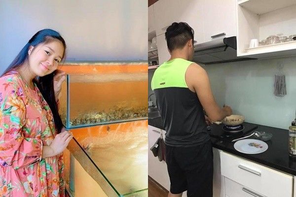 2 bà bầu Bảo Thy, Đông Nhi số hưởng được chồng tẩm bổ món ngón