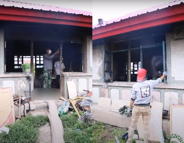 Chàng trai dùng tiền lương giúp người già sửa nhà xập xệ thành nhà mới