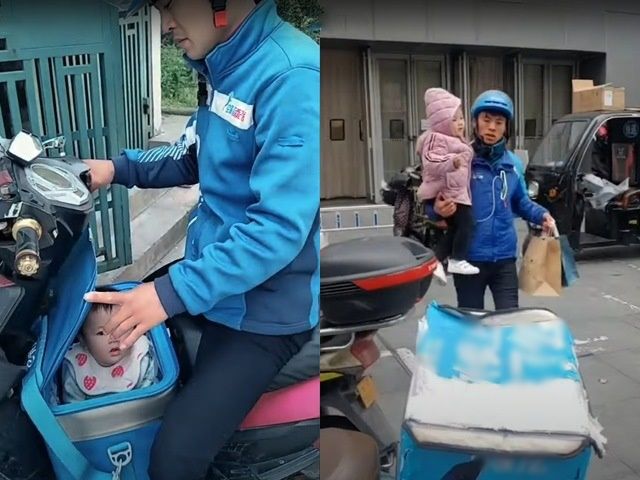 Cô bé từng chui trong thùng theo bố shipper giờ đã lớn phổng phao