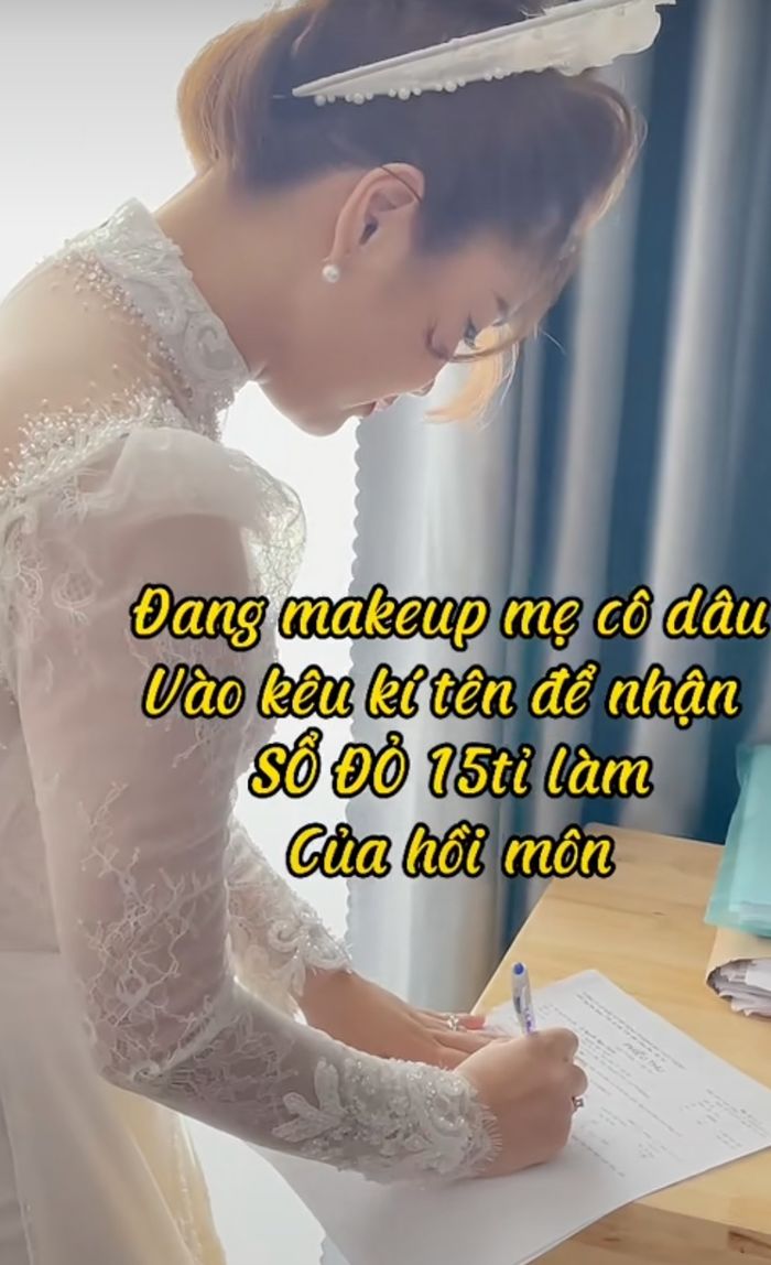 Cô dâu được bố mẹ tặng của hồi môn 15 tỉ khiến ai cũng trầm trồ