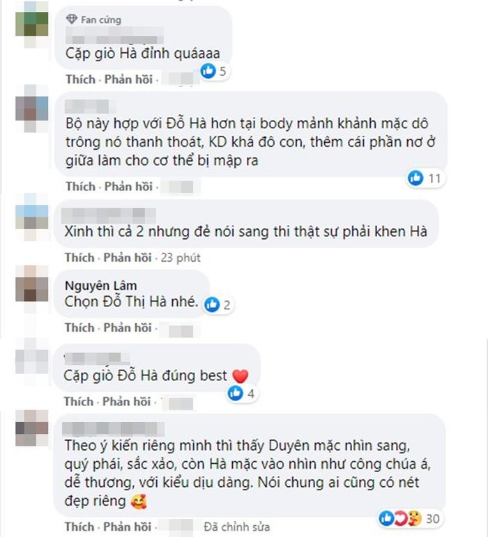 Đỗ Thị Hà - Kim Duyên diện cùng một bộ váy: khán giả cân não