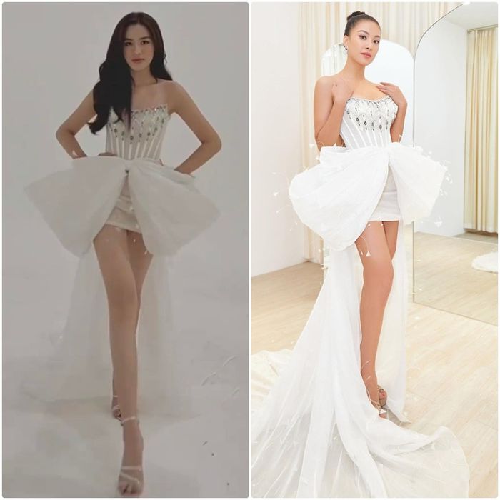 Đỗ Thị Hà - Kim Duyên diện cùng một bộ váy: khán giả cân não