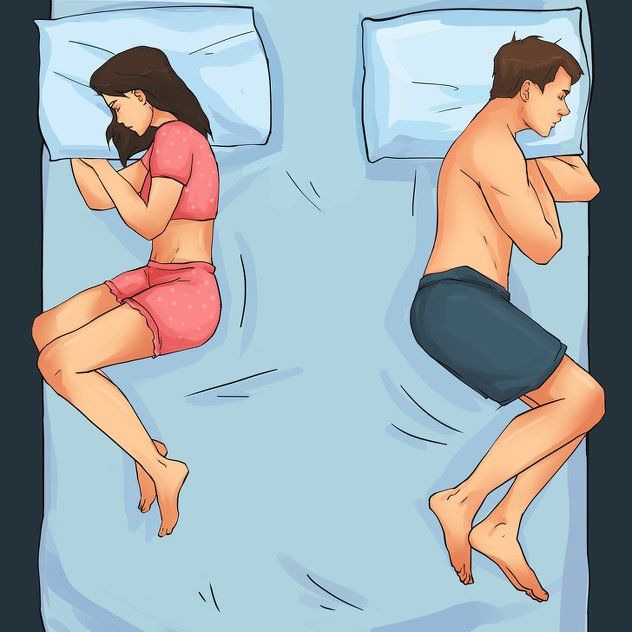 Đọc vị cặp đôi có hạnh phúc hay không thông qua dáng nằm ngủ chung