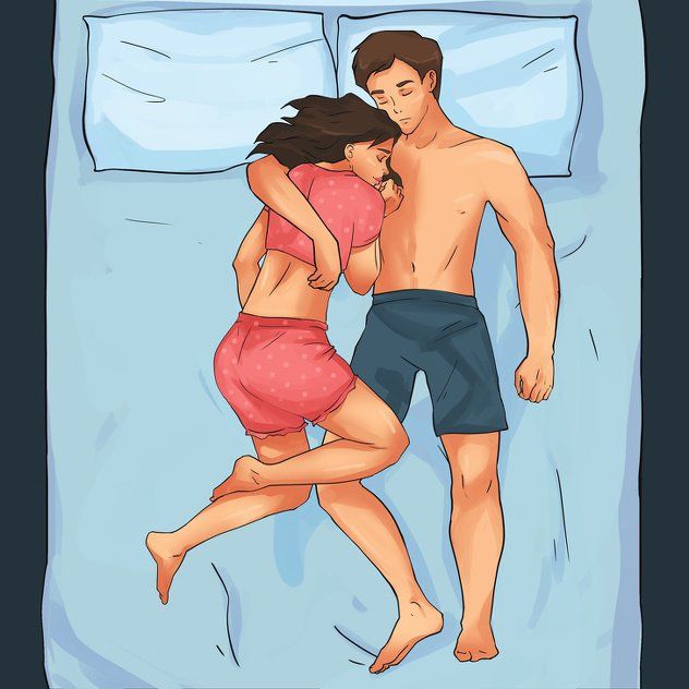 Đọc vị cặp đôi có hạnh phúc hay không thông qua dáng nằm ngủ chung
