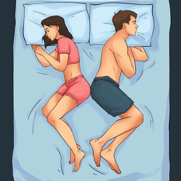 Đọc vị cặp đôi có hạnh phúc hay không thông qua dáng nằm ngủ chung