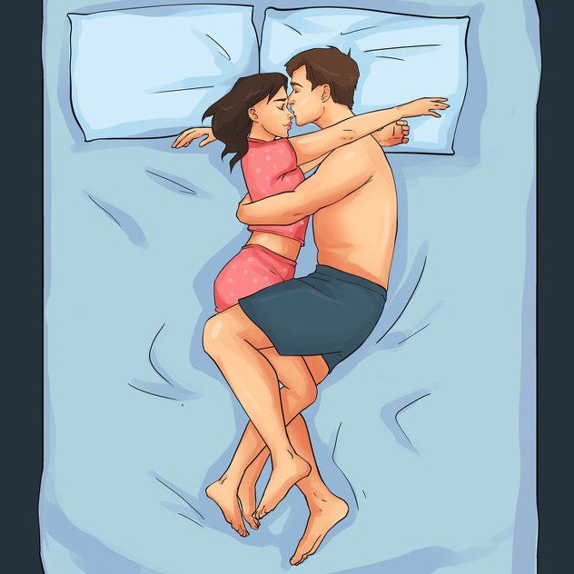 Đọc vị cặp đôi có hạnh phúc hay không thông qua dáng nằm ngủ chung
