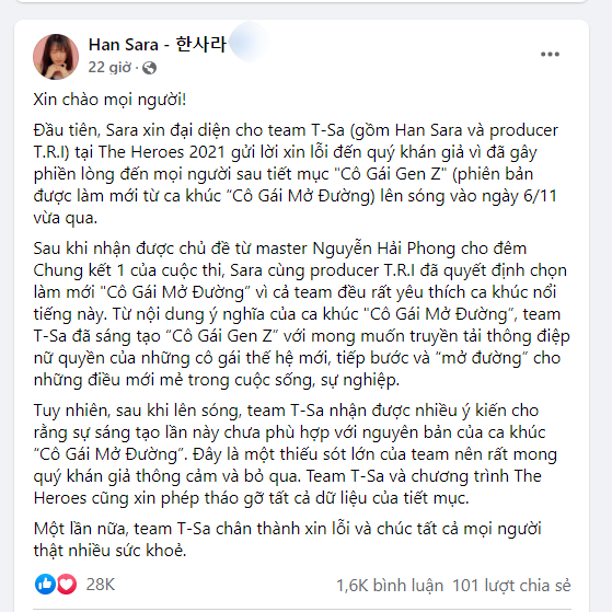 Han Sara vô duyên với gameshow: cứ đi thi là bị sao quả tạ chiếu