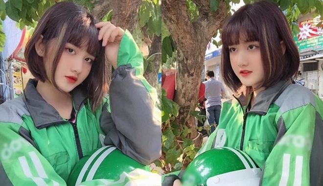 Sau 2 năm nổi tiếng, hot girl xe ôm công nghệ chuộng style kiệm vải