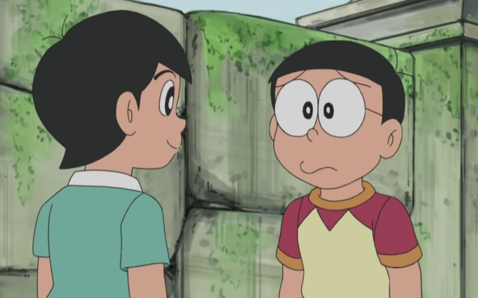Kiểu tóc mới của Shizuka trong Doraemon: Nobita ngắm không biết chán