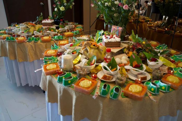 Mâm cúng đầy tháng của các cặp sinh đôi Vbiz: Nhà Vân Trang vượt Hà Hồ