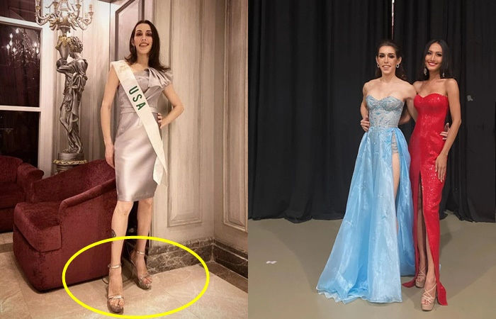 Đỗ Thị Hà cho người đẹp Trung Quốc mượn váy tại Miss World 2021