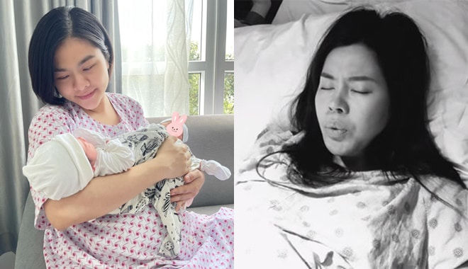 Mỹ nhân Việt chật vật khi sinh con: Vân Trang sinh đôi nghe mà thương