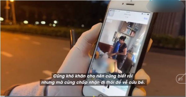 Người bố chở bình ô xy cứu con trong đêm: Con không còn đau đớn gì nữa