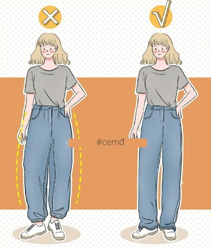 Cách chọn trang phục cho người có thân hình quả lê
