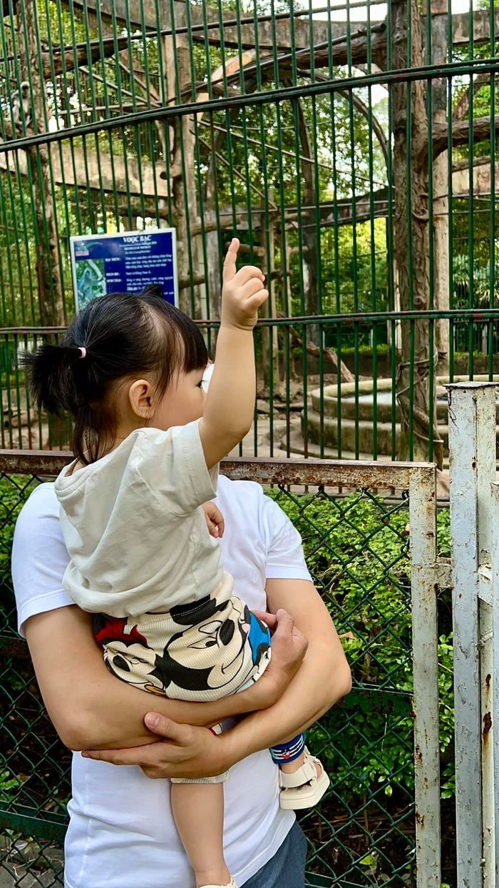 3 nhóc tỳ Vbiz đi chơi sở thú: Bo Thúi mang theo cả bảng học tiếng Anh