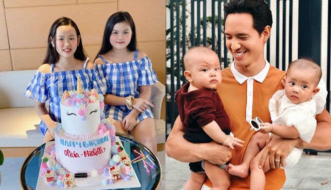 Những cặp sinh đôi không hề giống nhau của showbiz Việt