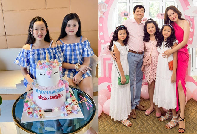 Những cặp sinh đôi không hề giống nhau của showbiz Việt