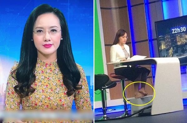 Những khoảnh khắc dưới gầm bàn của BTV nhà đài: Dép lê là chân ái
