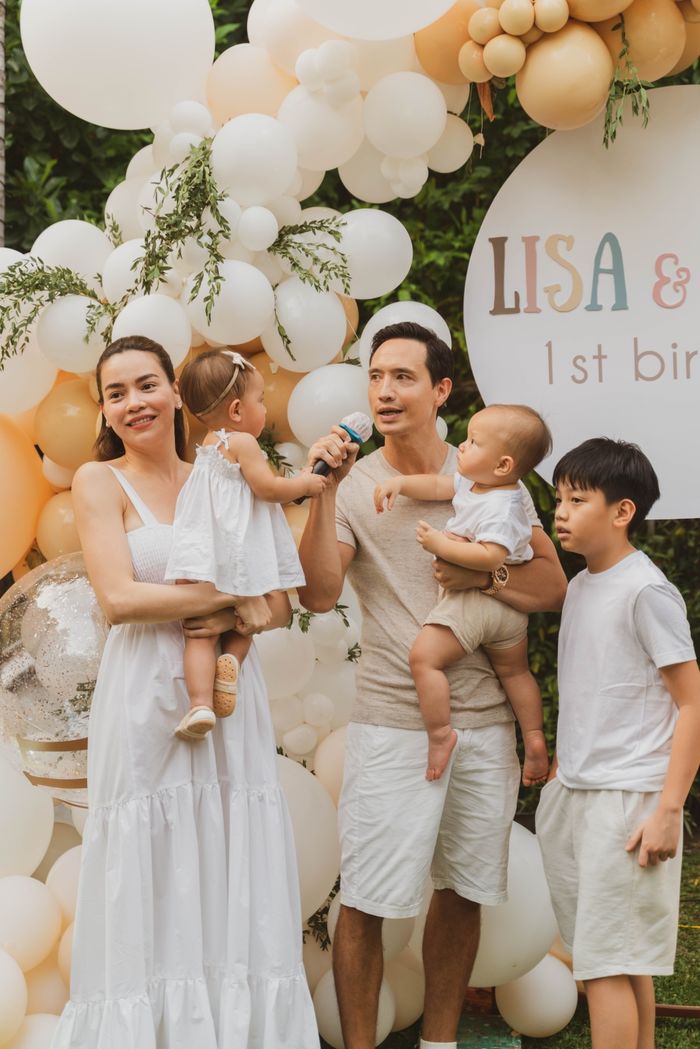 Sinh nhật Leon - Lisa, Kim Lý và Subeo gây chú ý: họ thương nhau lắm