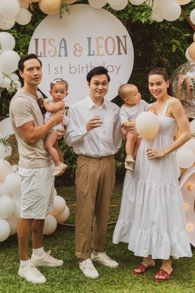 Sinh nhật Leon - Lisa, Kim Lý và Subeo gây chú ý: họ thương nhau lắm