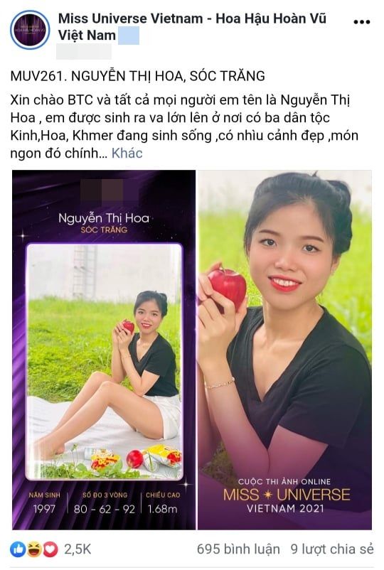 Thí sinh gây chấn động HHHV năm nay: 24 tuổi, theo nghề làm nail