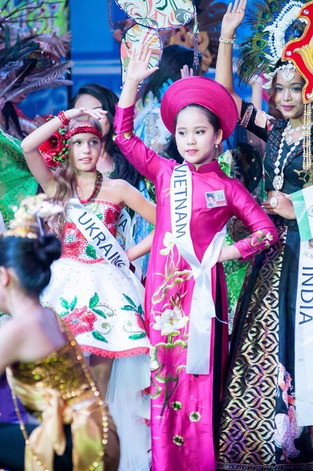 Bella Vũ từ Hoa hậu nhí Thanh lịch đến Hoa hậu Sinh thái teen Quốc tế