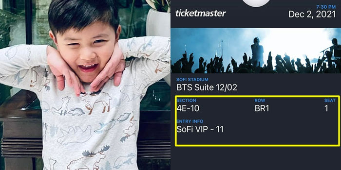 Con trai Đan Trường: Đi trực thăng, ngồi ghế VIP coi show BTS