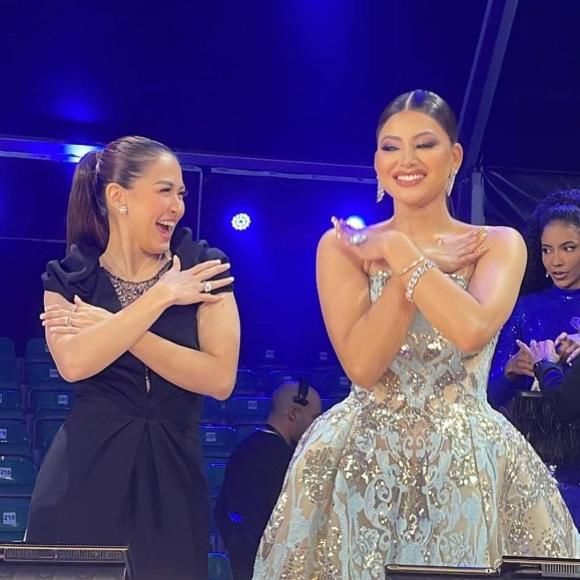 Nhan sắc Marian hẳn là điều khán giả nhớ nhất sau Miss Universe