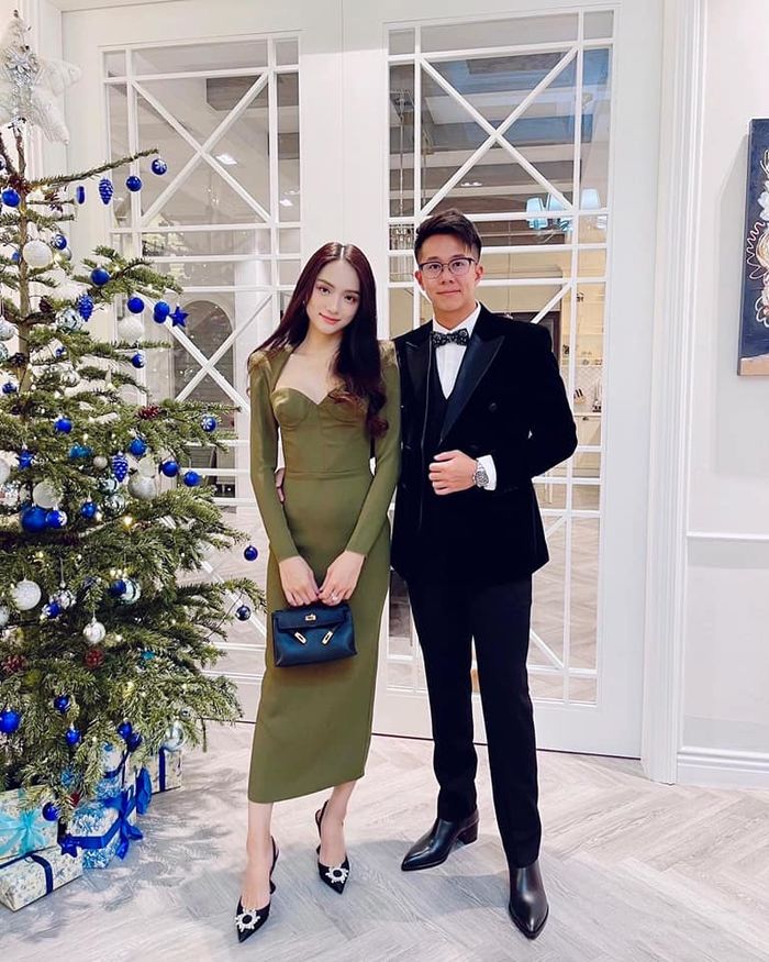 Matt Liu kè kè bên cạnh Hương Giang ngày sinh nhật tuổi 30
