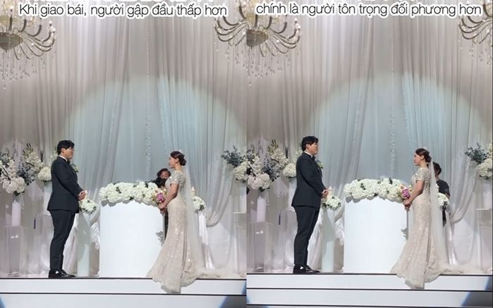 MC hô ai cúi đầu sâu hơn thì yêu người kia hơn: Chú rể nằm luôn ra sàn