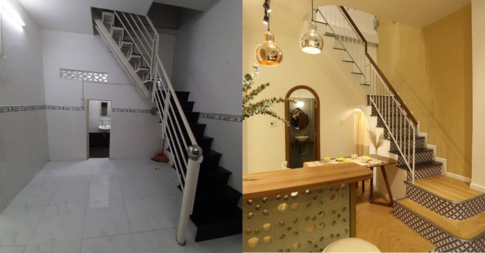 Cải tạo ngôi nhà 36m2 trong hẻm đẹp bất ngờ: chẳng khác gì homestay
