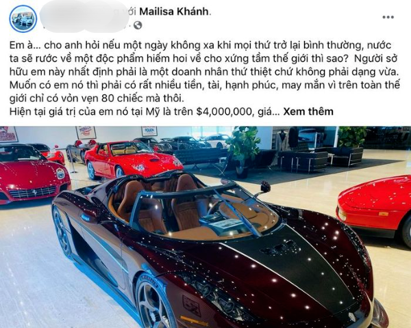 Đại gia Hoàng Kim Khánh mua xe hơn 100 tỷ, bỏ xa Minh Nhựa