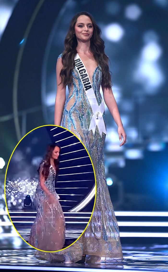 Sàn catwalk tệ nhất của Miss Universe: Thí sinh vồ ếch như đi chợ