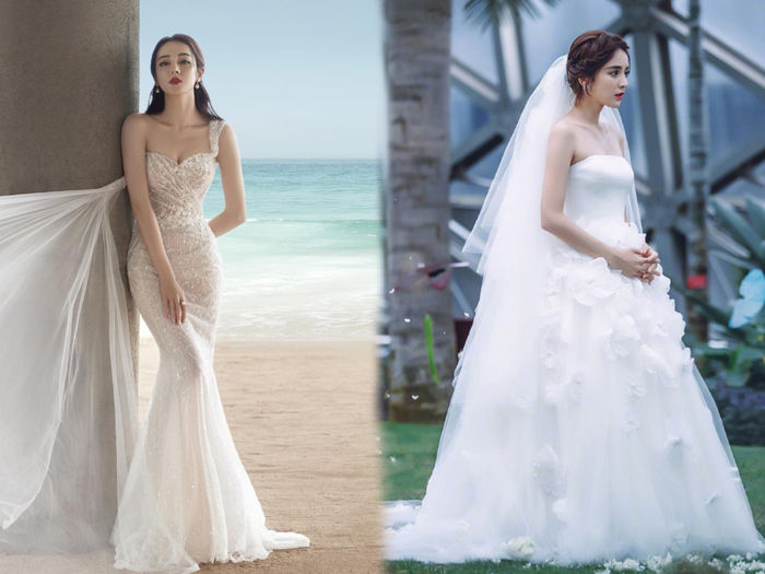 Sao Cbiz đọ sắc với váy cô dâu: Nhiệt Ba hay Na Trát đỉnh hơn