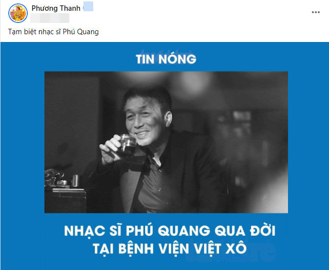 Sao Việt khóc thương trước sự ra đi của nhạc sĩ Phú Quang