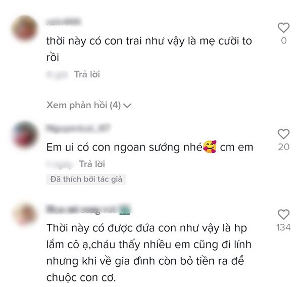 Con trai đi lính 2 năm về cho mẹ 20 triệu: Không nhiều nhưng đủ tự hào
