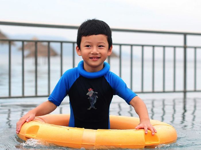 Con trai Quang Dũng: 14 tuổi chạm mốc 1m80, luôn làm bố mẹ tự hào