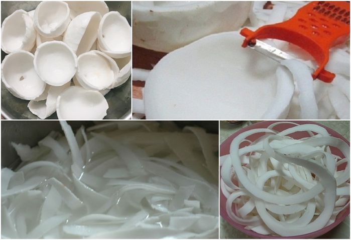 Đẽo cùi dừa làm mứt dịp Tết Nguyên Đán: Khách đông không kịp chốt đơn