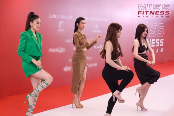 Lê Bống và hot girl Bắp cần bơ mở lớp dạy nhảy tại Miss Fitness 2022