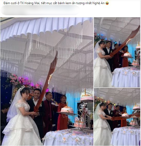 Màn cắt bánh kem trong ngày cưới khiến quan viên 2 họ tá hỏa