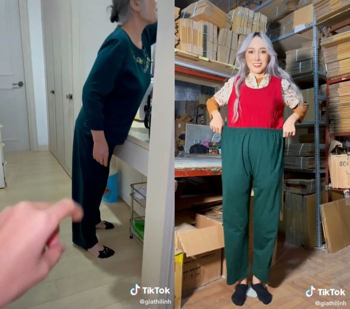 Cô gái mượn đồ của ngoại biến hóa chất lừ như fashionista chính hiệu