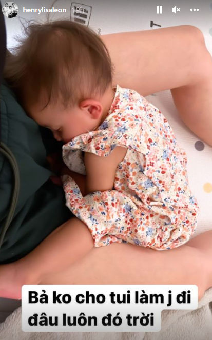 Mỹ nhân Việt bận rộn cảnh bỉm sữa: Hà Hồ vướng con gái bện hơi