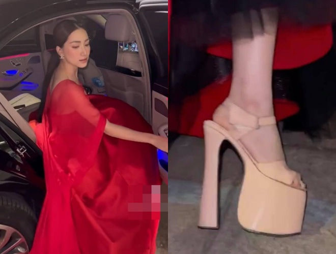 Những lần Hòa Minzy mang giày chặt chém: Đến Hoa hậu cũng thua