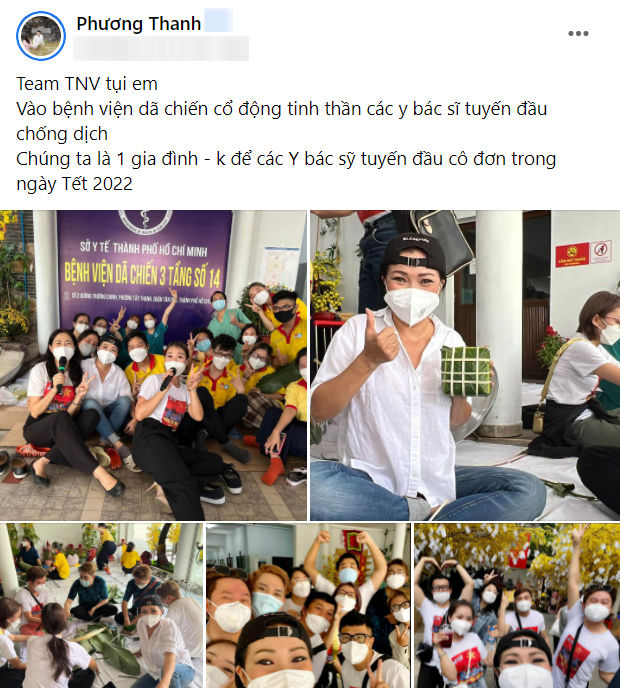Phương Thanh và dàn sao mang Tết vào bệnh viện dã chiến
