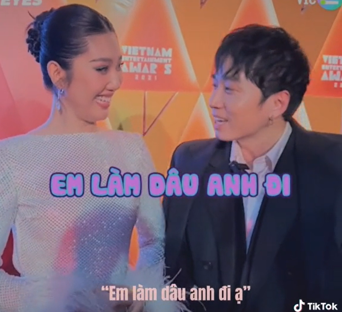 Vừa yêu cầu không ghép đôi, Karik gọi Thuý Ngân là vợ